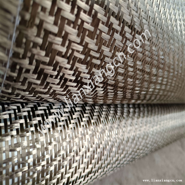 Basalt fiber woven fabric